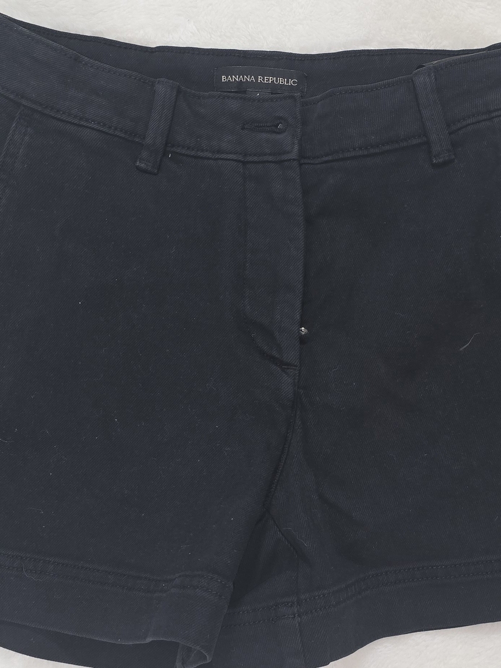 Banana Republic Women's Dark Navy Shorts — Tailored Bermuda Style